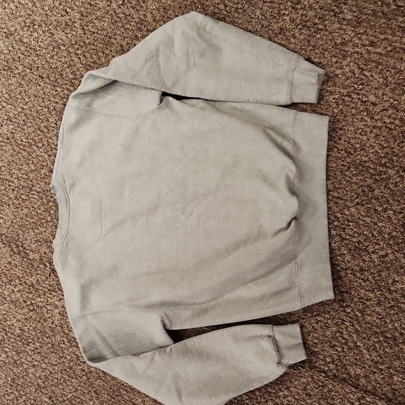 Men's Champion Sweatshirt Color Gray Size M - Picture 5 of 7